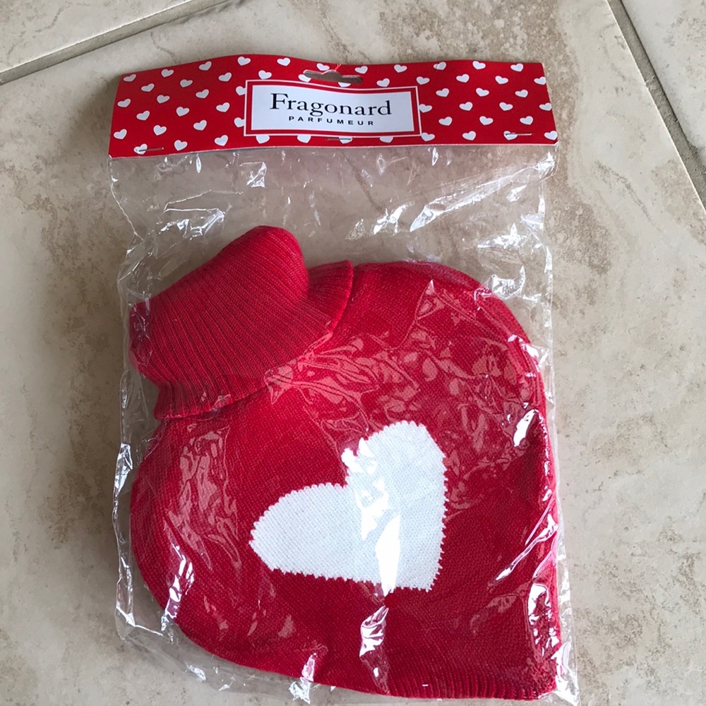 Fragonard hot water bottle Knit cover